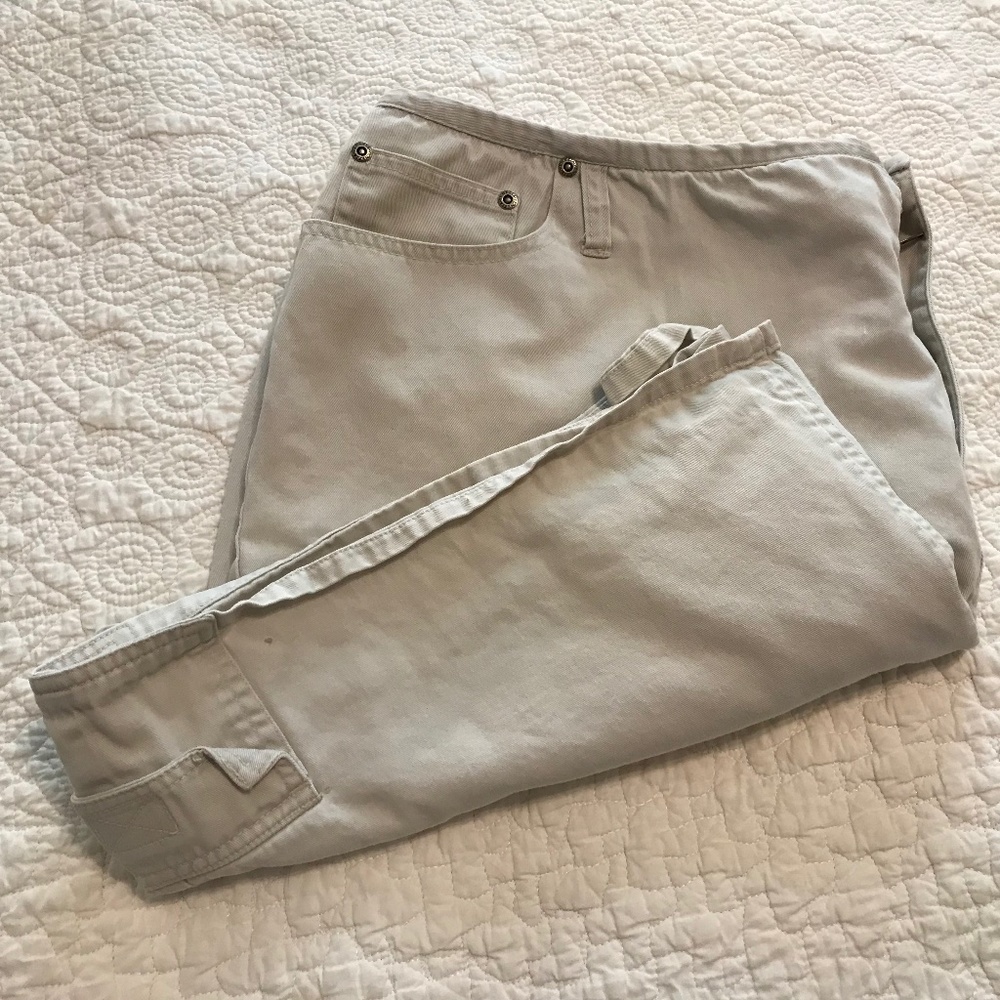 Venezia Jeans 💯% cotton 6 pocket khaki jeans skort (22)